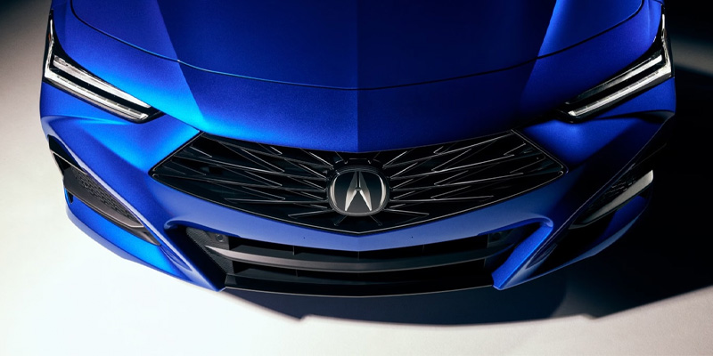 2024 Acura TLX front bumper, luxury exterior