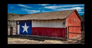 Texas flag on barn | Fox Acura of El Paso in El Paso, TX