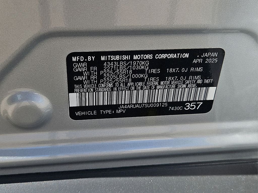 2025 Mitsubishi Outlander Sport 2.0 LE 4WD