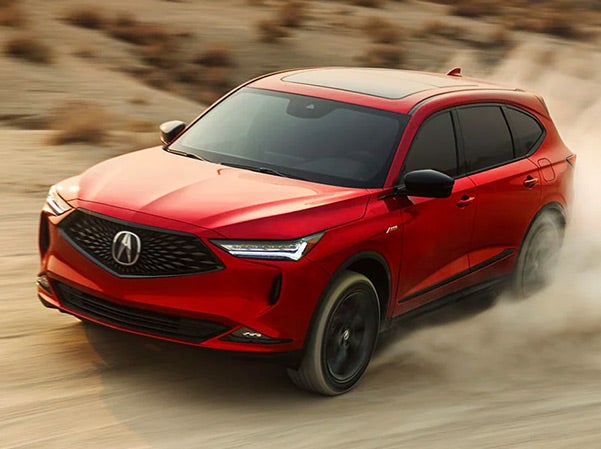 image of a red Acura SUV